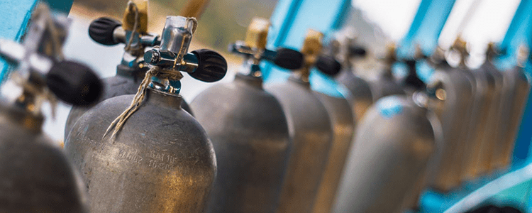 Газовые баллоны в Чеховской